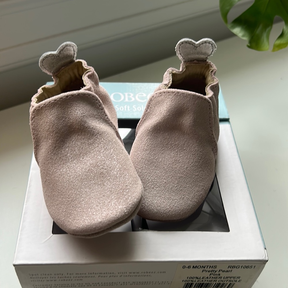 Never worn Robeez that are too small for my baby